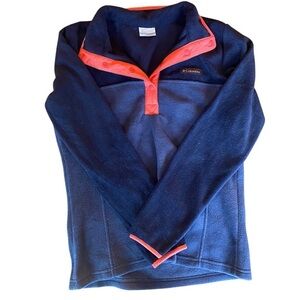 Columbia Women's Benton Springs Half Zip Fleece in Nocturnal/DarkNocturnal Sz M